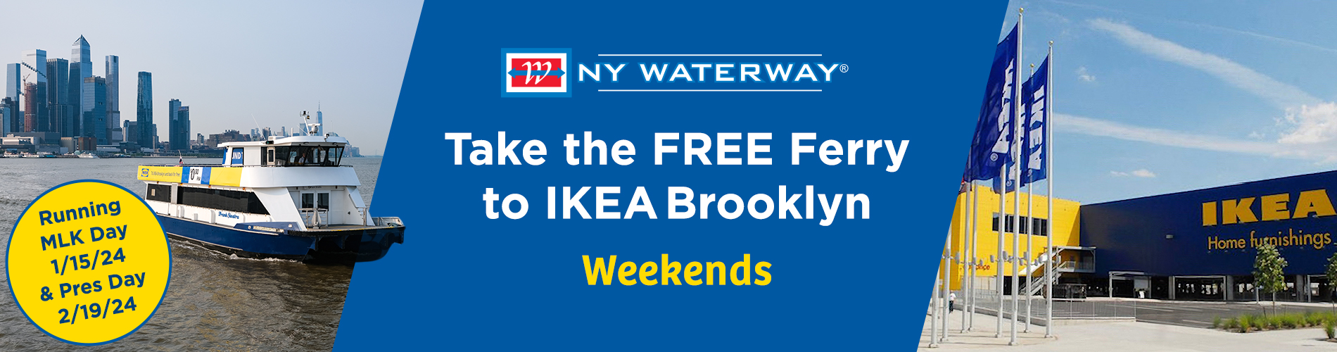 IKEA Free Weekend Ferry Service