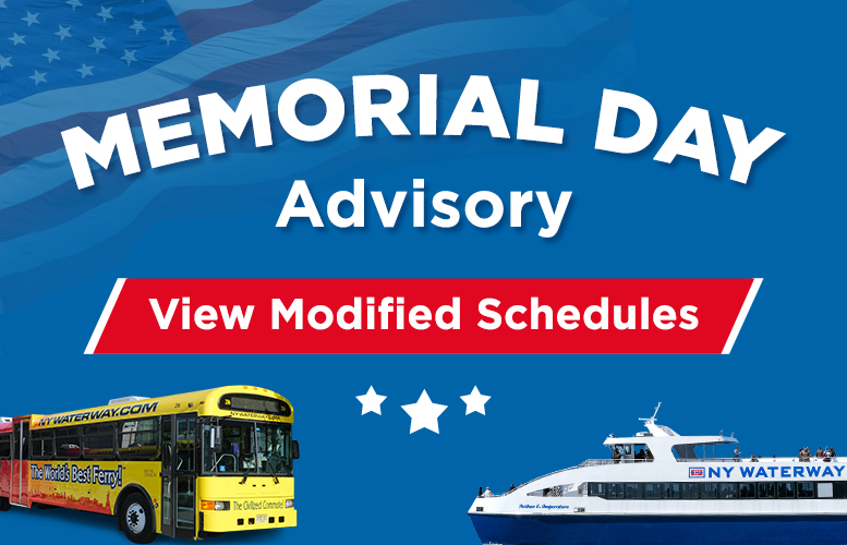 Memorial Day Advisory Banner