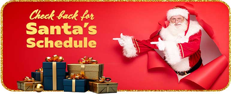 Santa's Schedule announcement