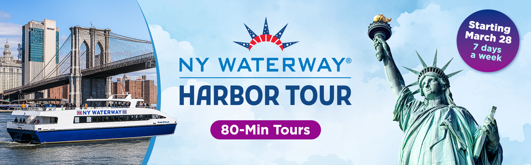 NYW Harbor Tour Banner
