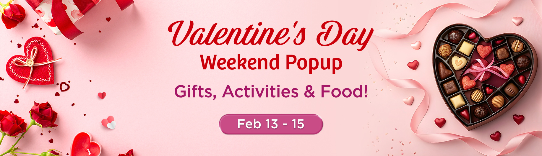 Valentine Day Popup Banner